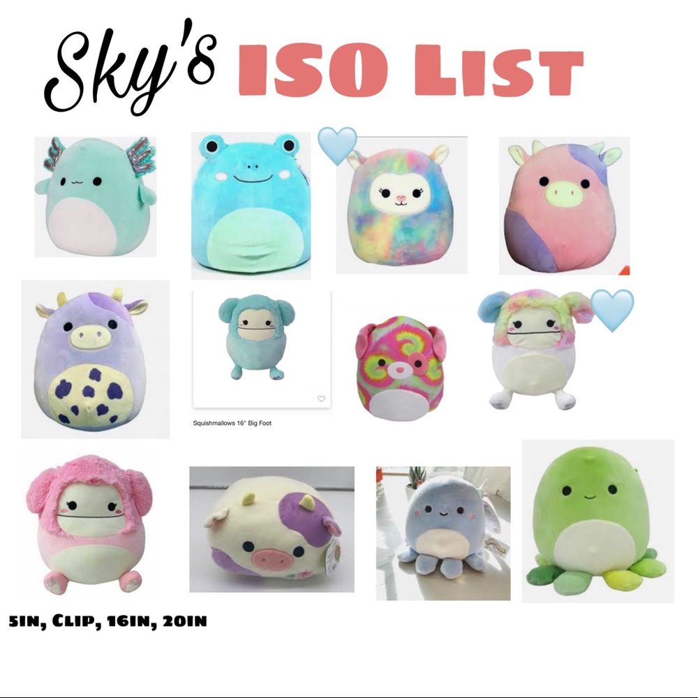 This is my iso List this is not for sale!